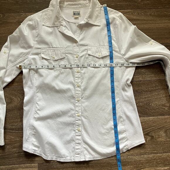 Converse One Star White long Sleeve Top- Perfect Oversized shirt - Picture 6 of 13